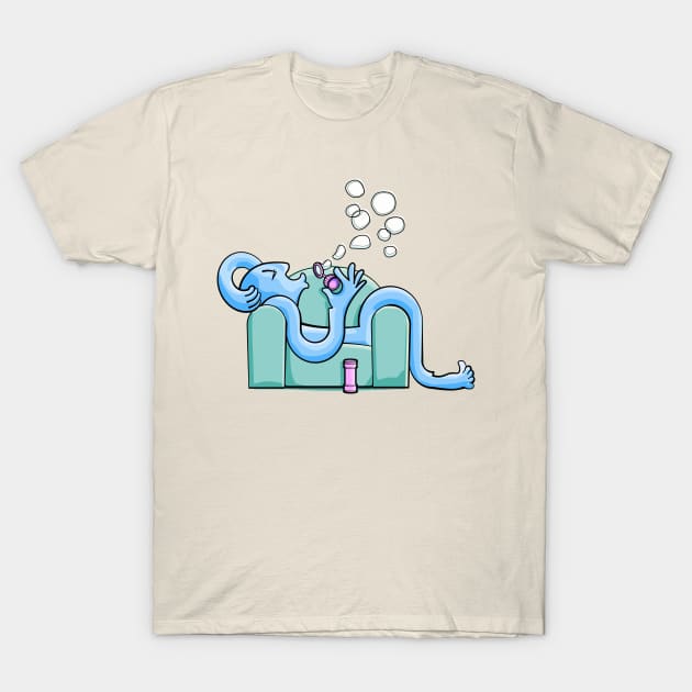 TimeWaster Making Bubbles T-Shirt by ILoveWastingTime